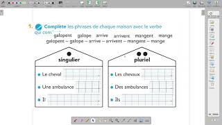 Je suis en CP  Pilotis pluriel des verbes [upl. by Burleigh]