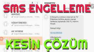 İstenmeyen SMSleri Engelleme Telefon İpuçları [upl. by Dat]