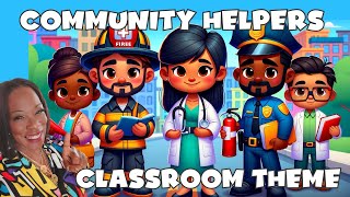 Community Helpers Theme Activities  Preschool Childcare Dramatic Pretend Play Head Start Ideas [upl. by Mccomb564]