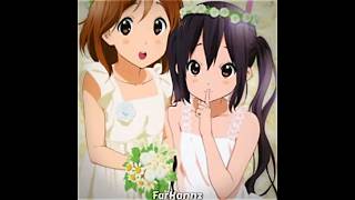 Yui ❤ Azunyan kon kon hirasawayui nakanoazusa waifu anime animeedit rekomendasianime [upl. by Allin]