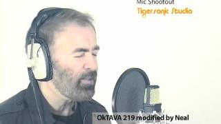 Mic Shootout Neumann U87 vs AKG 414 vs Oktava MK 319 vs Oktava MK 219 vs Shure SM58 vs AKG 3000 [upl. by Kurland]