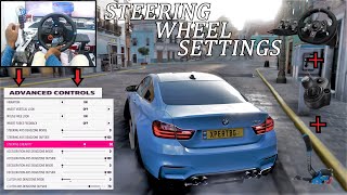 Forza Horizon 5  Best Drift Steering Wheel Settings  Logitech g29g920g27g923 [upl. by Gerlac959]