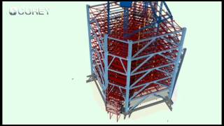 Secuencia de CONSTRUCCION de TORRE BBVA Bancomer por corey [upl. by Aiker]