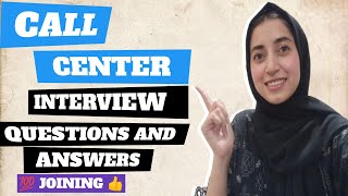 Call center interview all questions amp answers l how to pass a call center job interview l full guide [upl. by Finny]