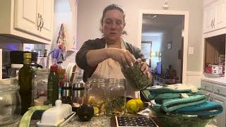 Canning Beans Making Fire Cider and Starting Onions [upl. by Beitris]