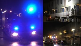 Brand in meterkast zorgt voor flink wat rook woningen ontruimt Brandweer Zuilen rukt uit [upl. by Wolbrom]