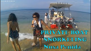 PRIVATE SNORKELING IN NUSA PENIDA LEMBONGAN ISLAND  Bali Tourism [upl. by Booma]