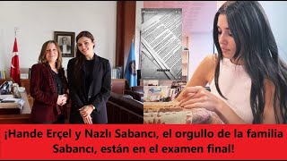 ¡Hande Erçel y Nazlı Sabancı el orgullo de la familia Sabancı están en el examen final [upl. by Adeline]