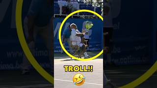 The BIGGEST Troll in Tennis 😂  Mansour Bahrami Funny Compilation sports funny clips tennis [upl. by Zoila]