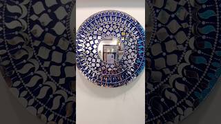 Beutiful mirror work craft on MDF BOARD WALL HANGING CRAFT craftsvilla woodcrafts craftwork [upl. by Alletnahs]