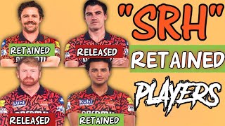 SRH retained players IPL 2025 [upl. by Rramo]