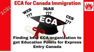 ECA Canada ECA ECA for Immigration Canada ECA for Canada PR  WES or IQAS or ICAS [upl. by Leodora]