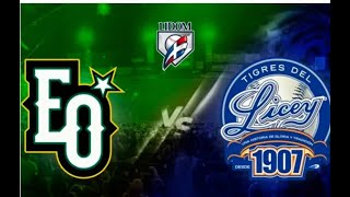 Tigres del Licey vs Estrellas orientales [upl. by Christabelle]