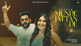 Munde Jattan De Thapar  Official video  Ifra Khan  DreamBoy DB  Latest Punjabi Song 2024 [upl. by Lertnek]