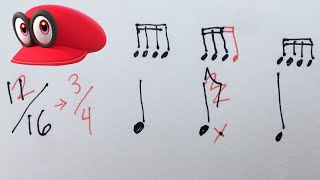 1116 time signature in Mario Odyssey [upl. by Kingsley]