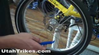 Fixing a flat tire  Basics  by Utah Trikes [upl. by Noble]