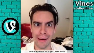 Brendon Urie Vines  Best Vine Compilation February 2016  w TITLE [upl. by Ruhtracm]