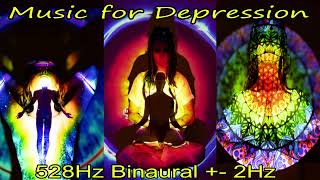 528 Hz Binaural 2hz Theta Stimulation Music For Depression And Anxiety Relief [upl. by Odelia446]