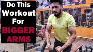 Pyramid Biceps amp Triceps Workout  How To Get Big Arms [upl. by Mahau]