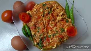 How to make eggs tomatoes recipes ডিম টমেটো [upl. by Papageno452]