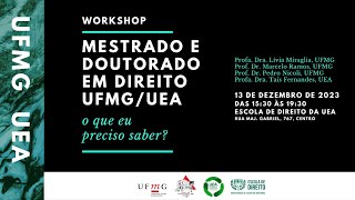 Mestrado e Doutorado em Direito UFMGUEA o que eu preciso saber [upl. by Ophelie380]