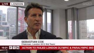 London 2012 failed Olympic Bid Seb Coe Interview JustImagine [upl. by Ilarrold]