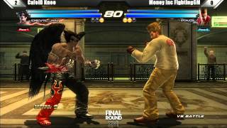 Tekken Tag Tournament 2 Top 8 CafeId Knee vs Money Inc FightingGM  Final Round XVI [upl. by Akemrej734]