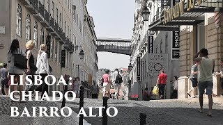 LISBON Chiado amp Bairro Alto districts 35 Portugal [upl. by Mazel]