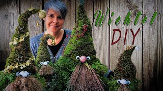 Wichtel 🌲NATUR✔ DIY  Weihnachts amp Advent Deko  Waldwichtel selber machen [upl. by Nayve]