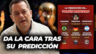 👀🏆RONCERO NO SE ESCONDE no acierta ni una en su predicción del Mundial [upl. by Inot]