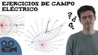 Ejercicios de campo eléctrico  Resumen y ejemplos [upl. by Kirk]