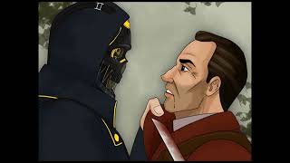 Dishonored in Animation  Corvo vs Daud [upl. by Mallory]