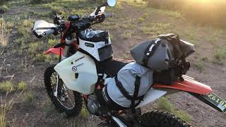 ktm 500exc setup for multi day trips [upl. by Ahsiruam]