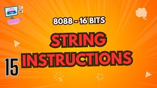 String Instructions 8088 16 bit Assembly [upl. by Acinoj]