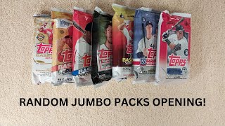 Opening Random JUMBO Packs Of 2013 To 2023 Topps Baseball Cards 7 Packs 3 Hits [upl. by Cj]