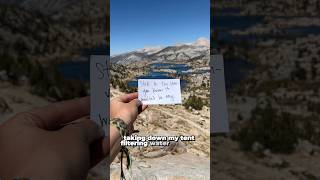 A journal entry from day 1120 on the John Muir Trail longdistancehiking thruhike [upl. by Eneirda740]