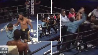 He Got Knocked Out SO He PUNCHED The Ref [upl. by Anisirhc]