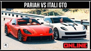 GTA Online Pariah vs Itali GTO  самый быстрый спорткар [upl. by Nevarc]