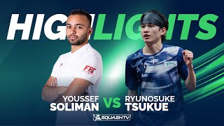 🇪🇬 Soliman v Tsukue 🇯🇵  Malaysia Squash Cup 2024  RD2 HIGHLIGHTS [upl. by Sebbie]