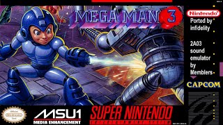 Mega Man 3  SNES Port MSU1 Full Gameplay [upl. by Elbert]