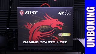 MSI GL62M 7REX GTX 1050Ti  Gaming Laptop  Unboxing [upl. by Rocky762]