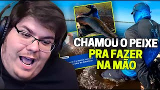 CASIMIRO REAGE A BATALHA DO SÉCULO ELE PESCOU UM LENDÁRIO VIROU ATÉ NOTÍCIA  Cortes do Casimito [upl. by Teuton]