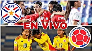 PARAGUAY 1 VS 1 COLOMBIA EN VIVO HOY PARTIDO DE SUDAMERICANO FEMENINO SUB20 [upl. by Ellora]