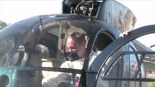 Startup amp Takeoff of an Turbine MD500 Hughes 369C Helicopter [upl. by Enohpets]