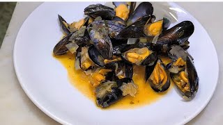 Mejillones en Salsa  como hacer Choritos en salsa  recetas en menos de 3 minutos [upl. by Sauers]