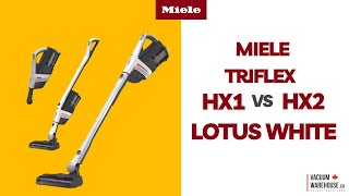 Choosing Your Miele Triflex Exploring the HX1 and HX2 Differences Lotus White [upl. by Gnoc333]