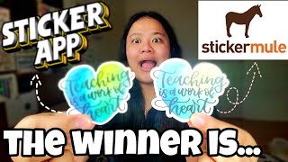 Sticker Mule VS Sticker App  BEST WEBSITE for Custom Die Cut Stickers is [upl. by Aehtela13]