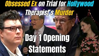 DAY 1 Gareth Pursehouse Trial for the Murder of Hollywood Therapist Dr Amie Harwick [upl. by Cleave652]