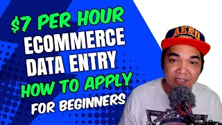 Data Entry Ecommerce Online Jobs Work From Home Fro Beginners New 2024 [upl. by Itsud386]