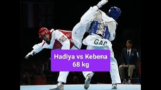 Hadiya vs Kebena Senteral Ethiopia world Taekwondo fight competition [upl. by Deming360]